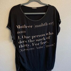 Mother screen print T-shirt- Size large